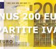 Bonus 200 euro partite IVA