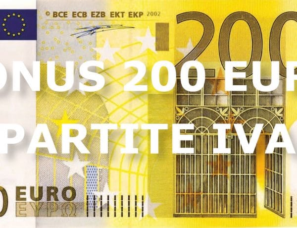 Bonus 200 euro per le partite IVA: quale sarà l’importo e il limite di reddito